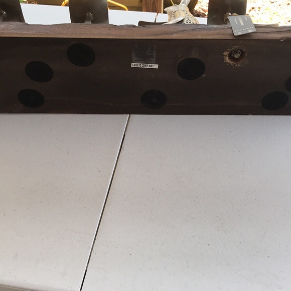 Pottery Barn Rustic Wood with Pierced Metal Bunny and Birds Taper Candle Holder - Picture 8 of 11